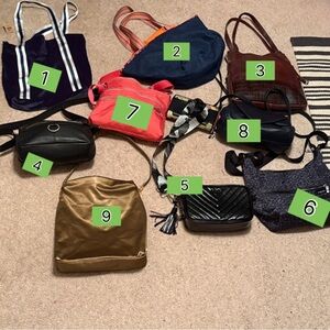 🛑SOLD🛑🔥🎄various bags $20 each